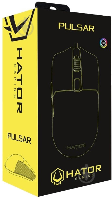 Мышь Hator Pulsar USB Black (HTM-313) - фото 6