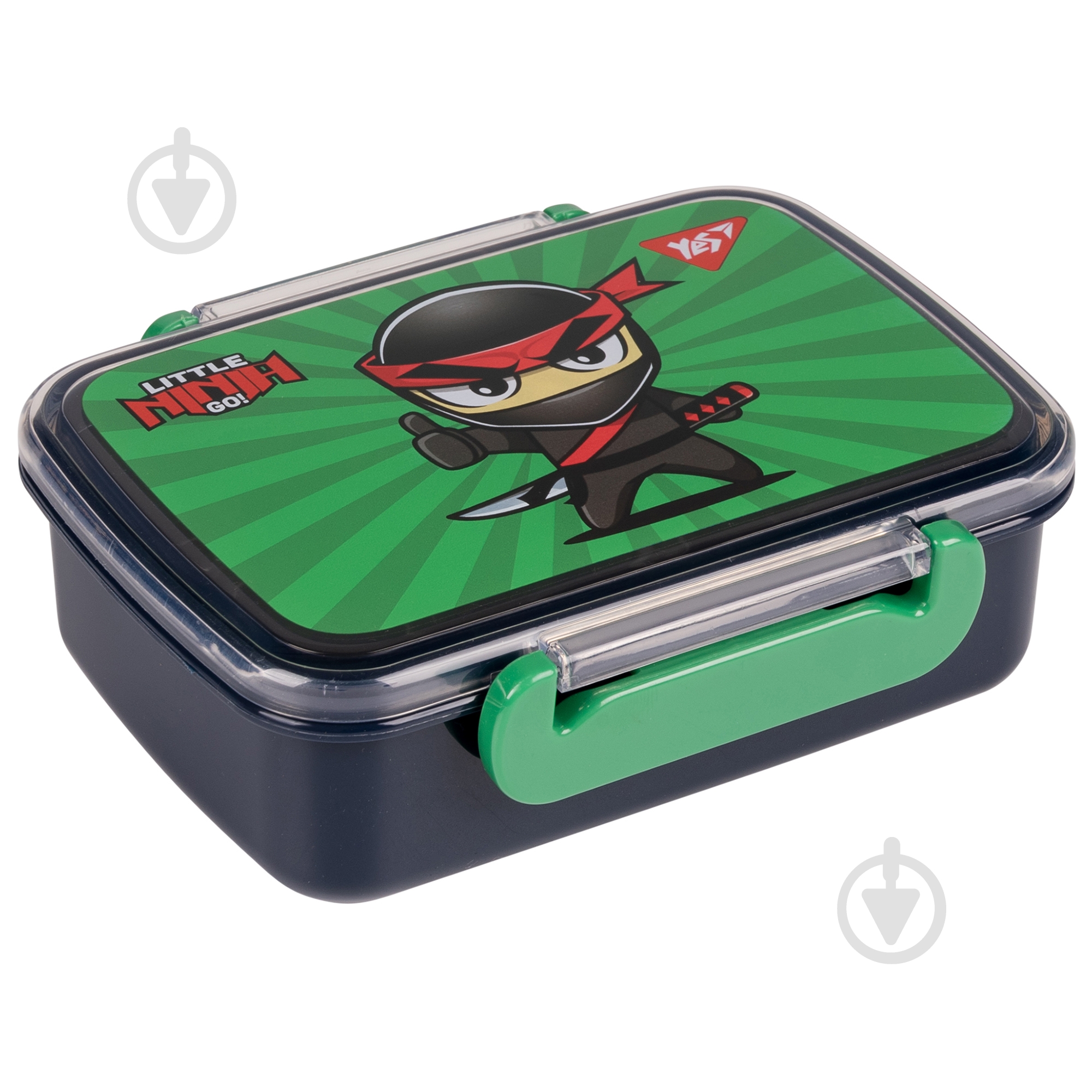 Ланч-бокс YES Ninja 420 мл 708059 - фото 1