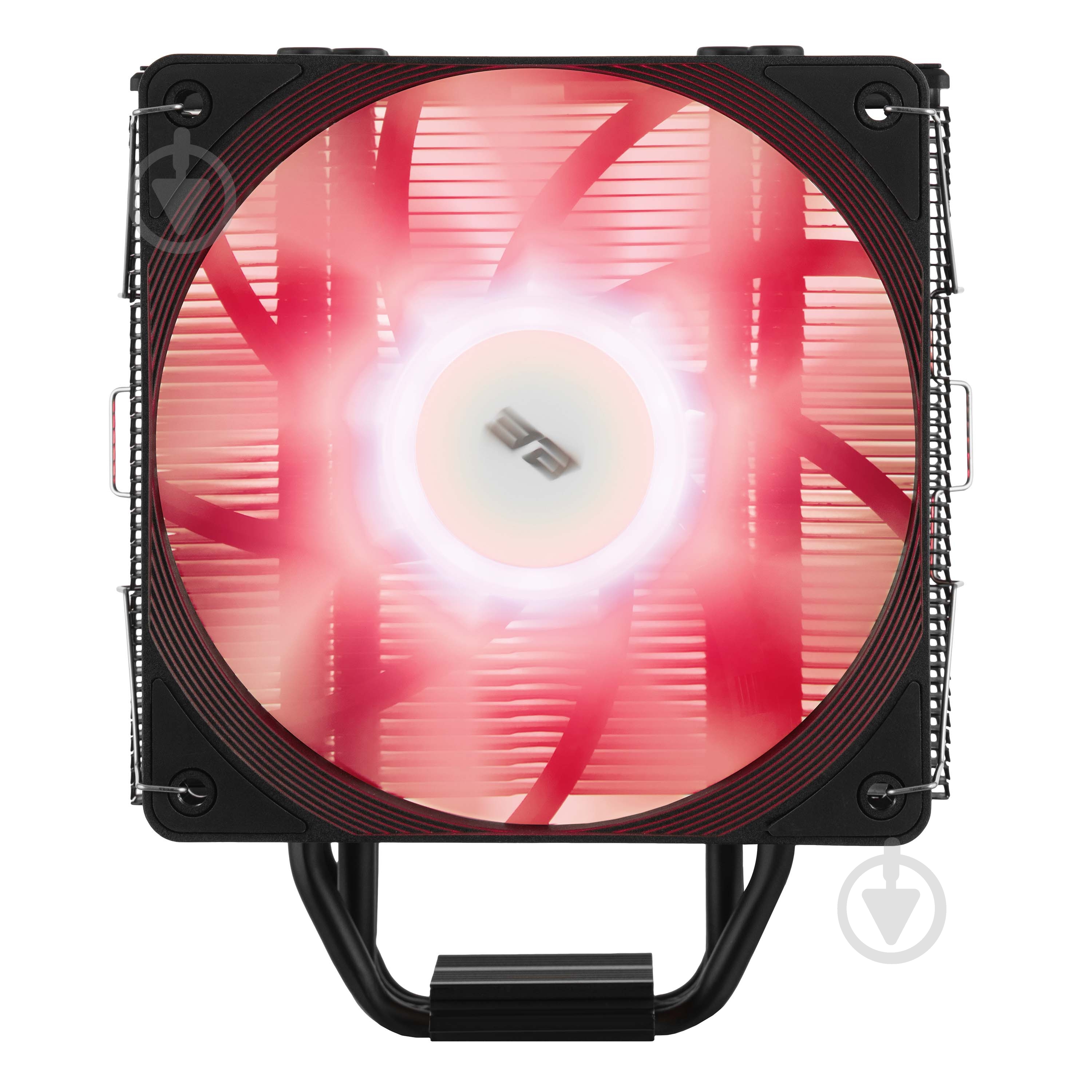 Процессорный кулер 2E Gaming Air Cool Black (2E-ACN120B-ARGB) black - фото 2 Процессорный кулер 2E Gaming Air Cool Black (2E-ACN120B-ARGB) black - фото 2