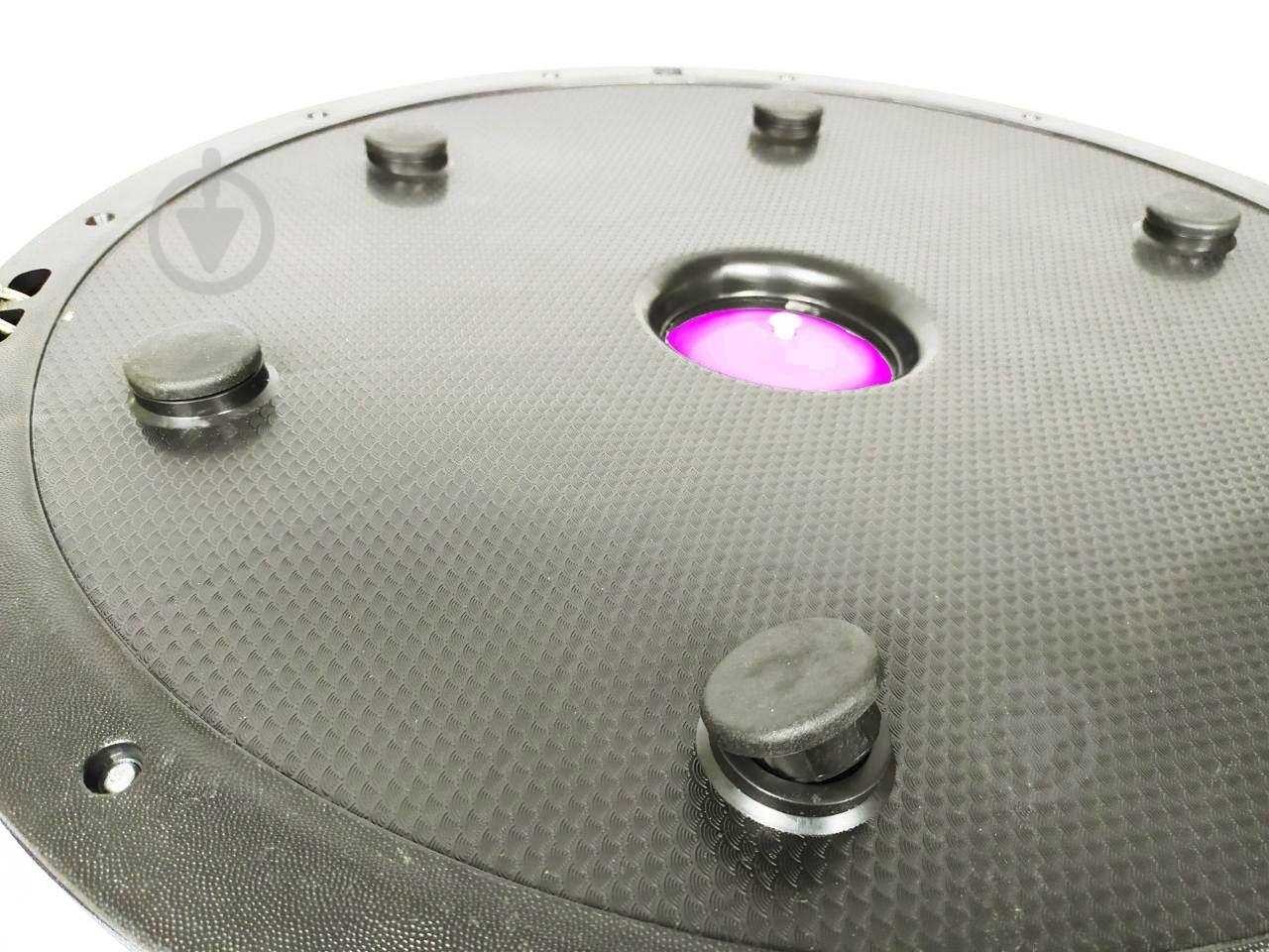 Балансировочная платформа EasyFit Bosu Ball 60 см с ножками фиолетовый (EF-2324) - фото 2