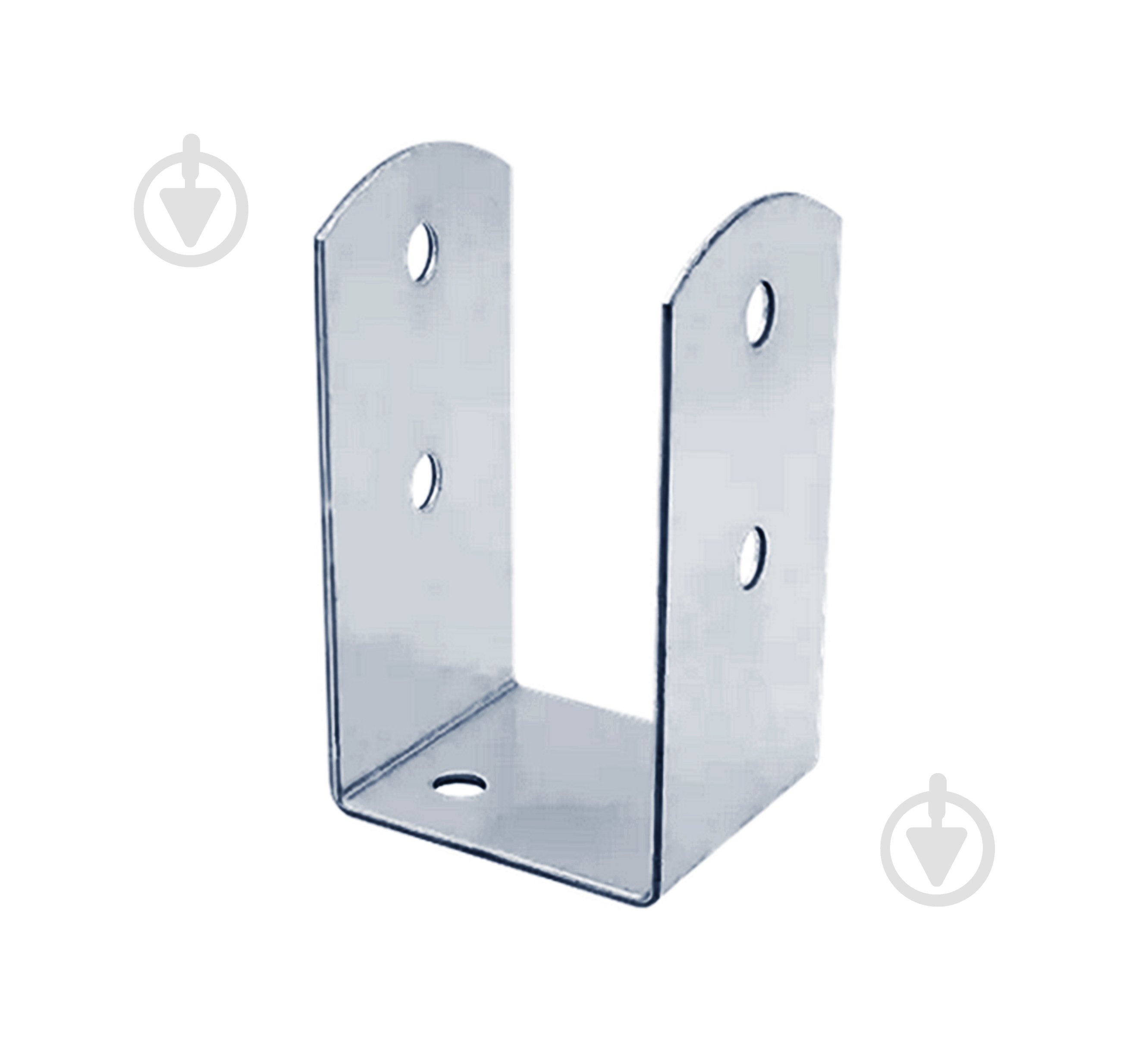 Опора колонны U-образная 101х71х120 т.2,5мм Профсталь - фото 1 Опора колонны U-образная 101х71х120 т.2,5мм Профсталь - фото 1