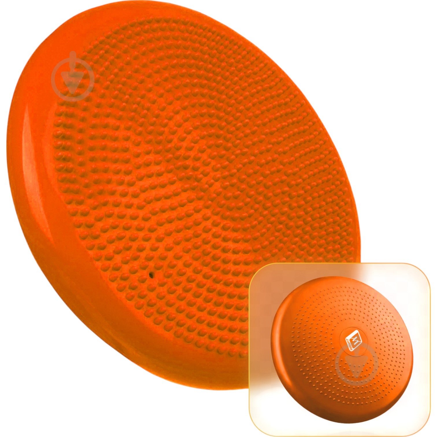Подушка EasyFit балансировочная массажная 33 см оранжевая EF-1840 - фото 1