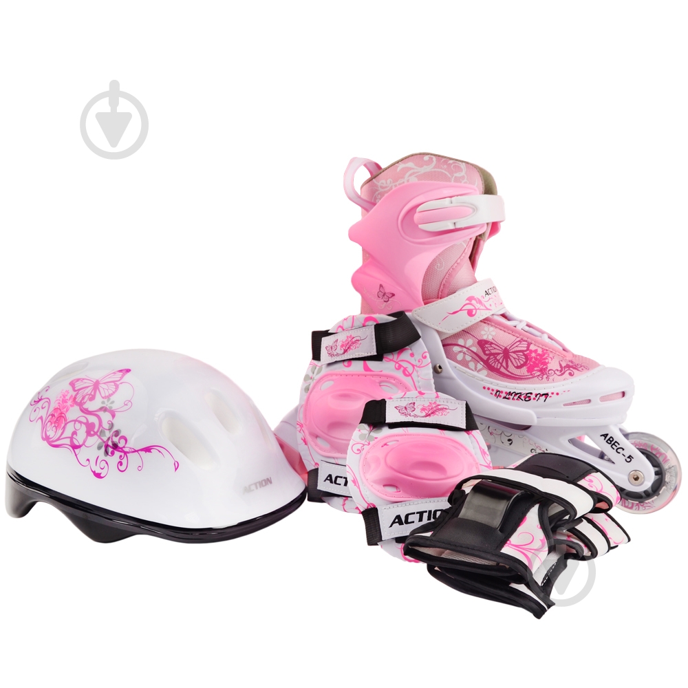 ᐉ Комплект роликів Action PINKY PW117C6PW30905/26-29 р. 26-29