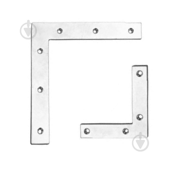 Кутник монтажний оцинкований Profstal L-подібний 200x200x30 мм 2,5 мм 10 шт. білий цинк - фото 2 Кутник монтажний оцинкований Profstal L-подібний 200x200x30 мм 2,5 мм 10 шт. білий цинк - фото 2