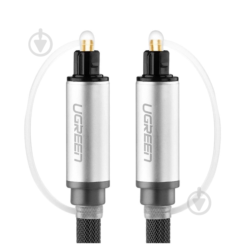 Кабель UGREEN AV108 Toslink Optical Audio Cable 1 м black (10539) - фото 2