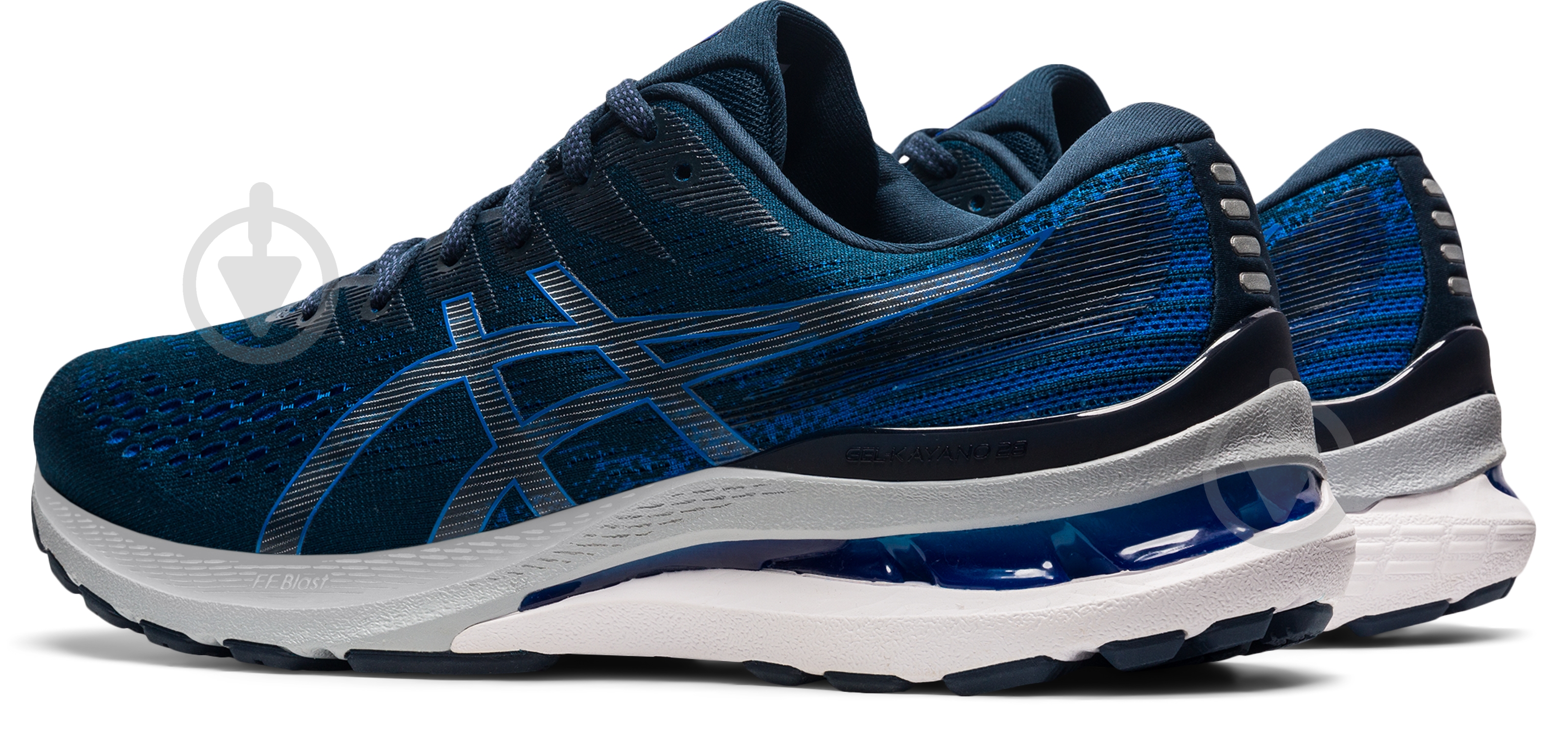 Кроссовки мужские летние Asics GEL-KAYANO 28 1011B189-400 р.46,5 синие - фото 4 Кроссовки мужские летние Asics GEL-KAYANO 28 1011B189-400 р.46,5 синие - фото 4