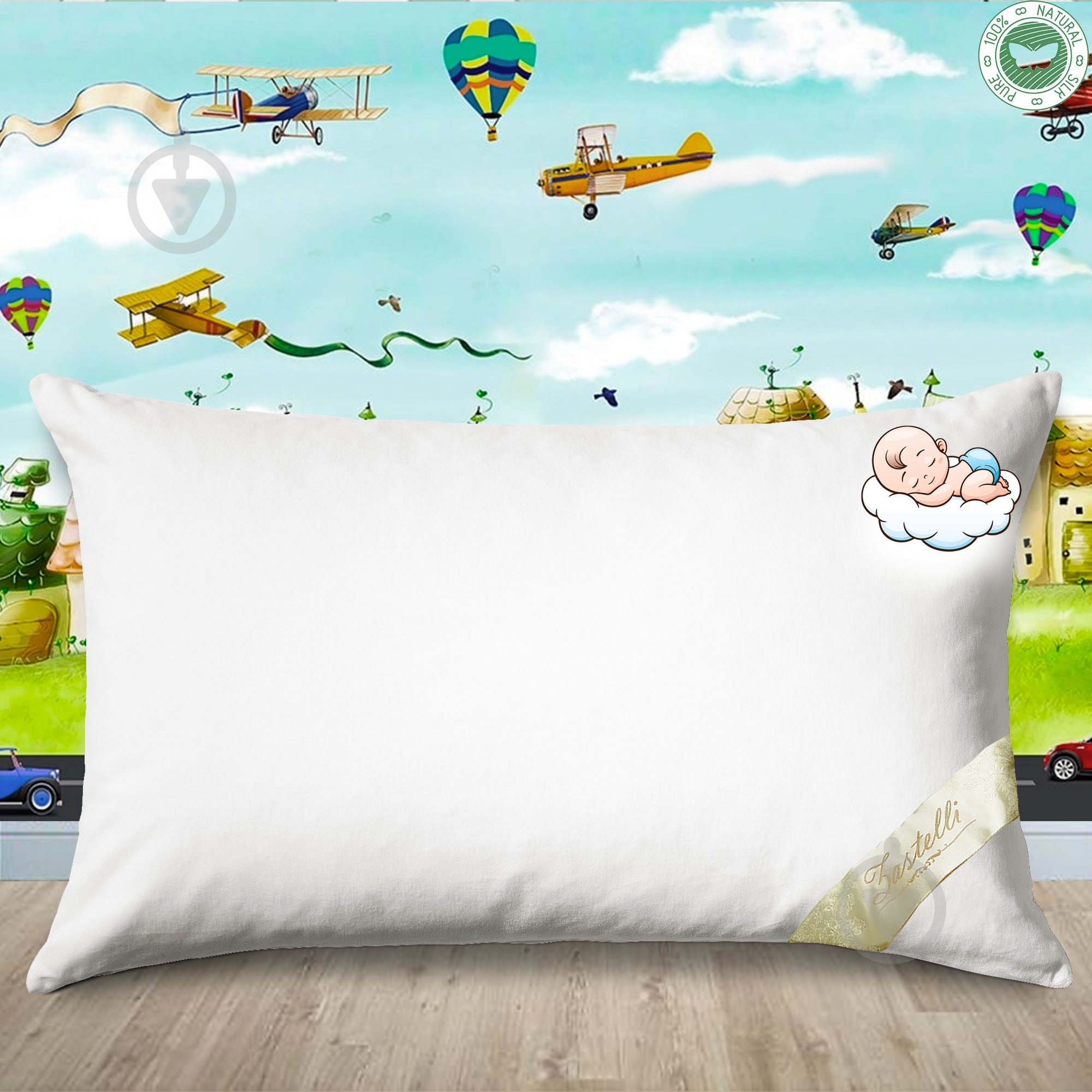 Подушка Kapok Zastelli 40x60 см белый - фото 1 Подушка Kapok Zastelli 40x60 см белый - фото 1