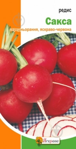 Семена Яскрава редис Сакса 10 г (4823069803933) - фото 1