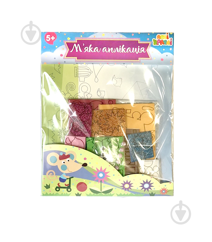 Набор для аппликации Аплі Краплі Семья крысок - фото 1