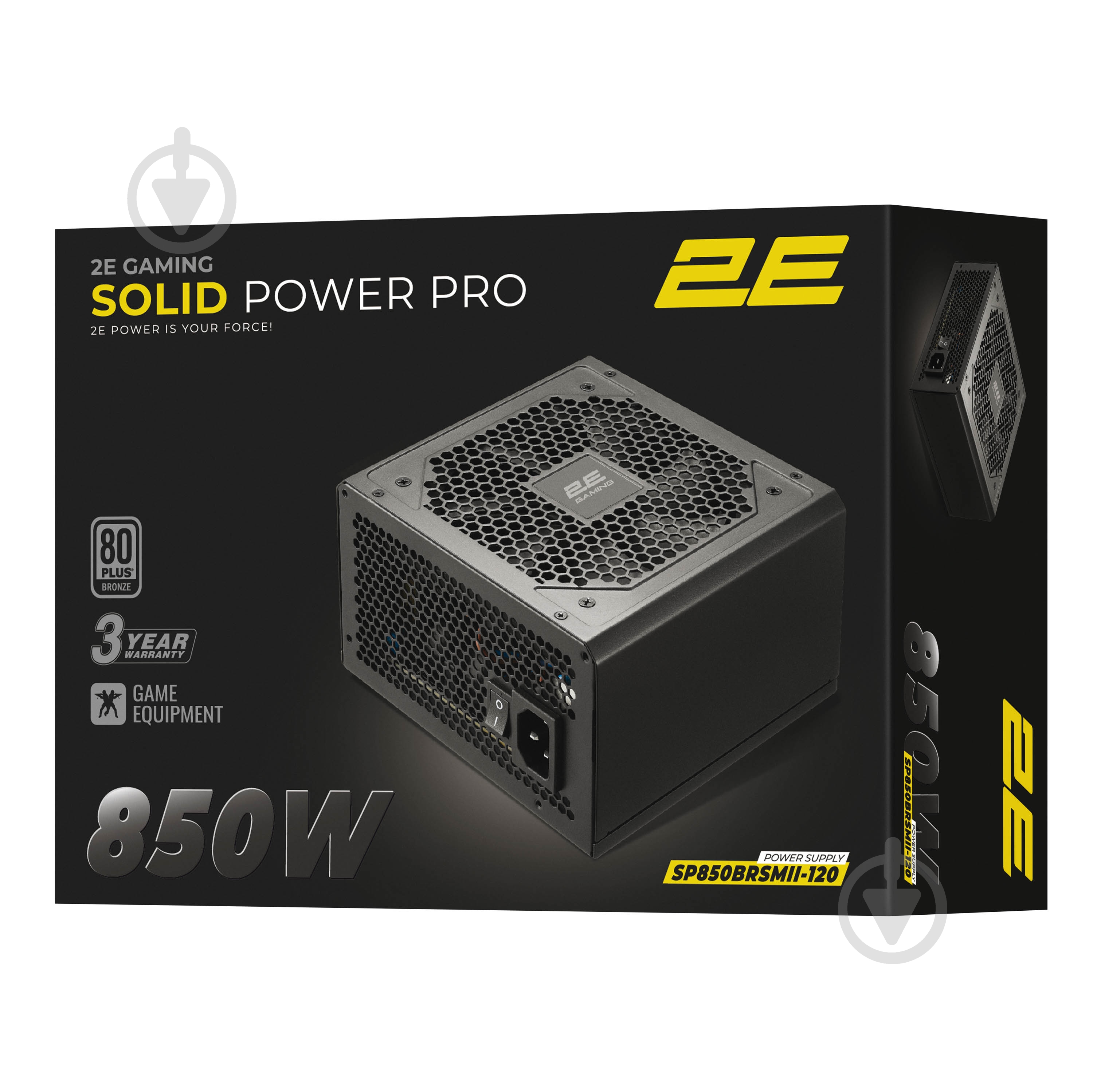 Блок питания 2E GAMING Solid Power Pro 2E-SP850BRSMII-120 850 Вт - фото 5 Блок питания 2E GAMING Solid Power Pro 2E-SP850BRSMII-120 850 Вт - фото 5