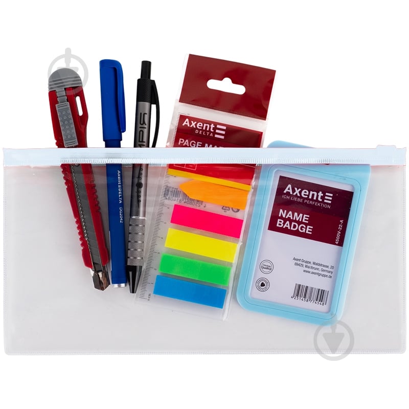 Папка-конверт DL застежка zip-lock Axent 1409-21-A - фото 2 Папка-конверт DL застежка zip-lock Axent 1409-21-A - фото 2