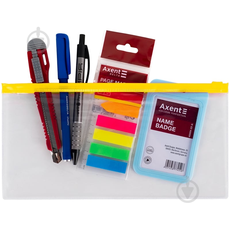 Папка-конверт DL застежка zip-lock Axent 1409-26-A - фото 2 Папка-конверт DL застежка zip-lock Axent 1409-26-A - фото 2