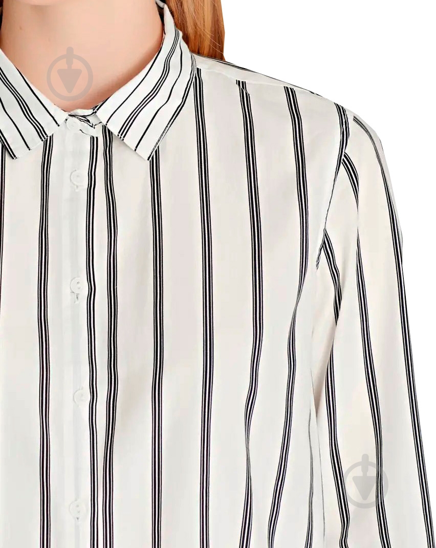 Рубашка Mavi LONG SLEEVE SHIRT 122308-28945 р. XL белый с черным - фото 4