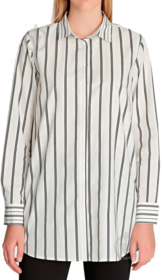 Рубашка Mavi LONG SLEEVE SHIRT 122308-28945 р. XL белый с черным - фото 2