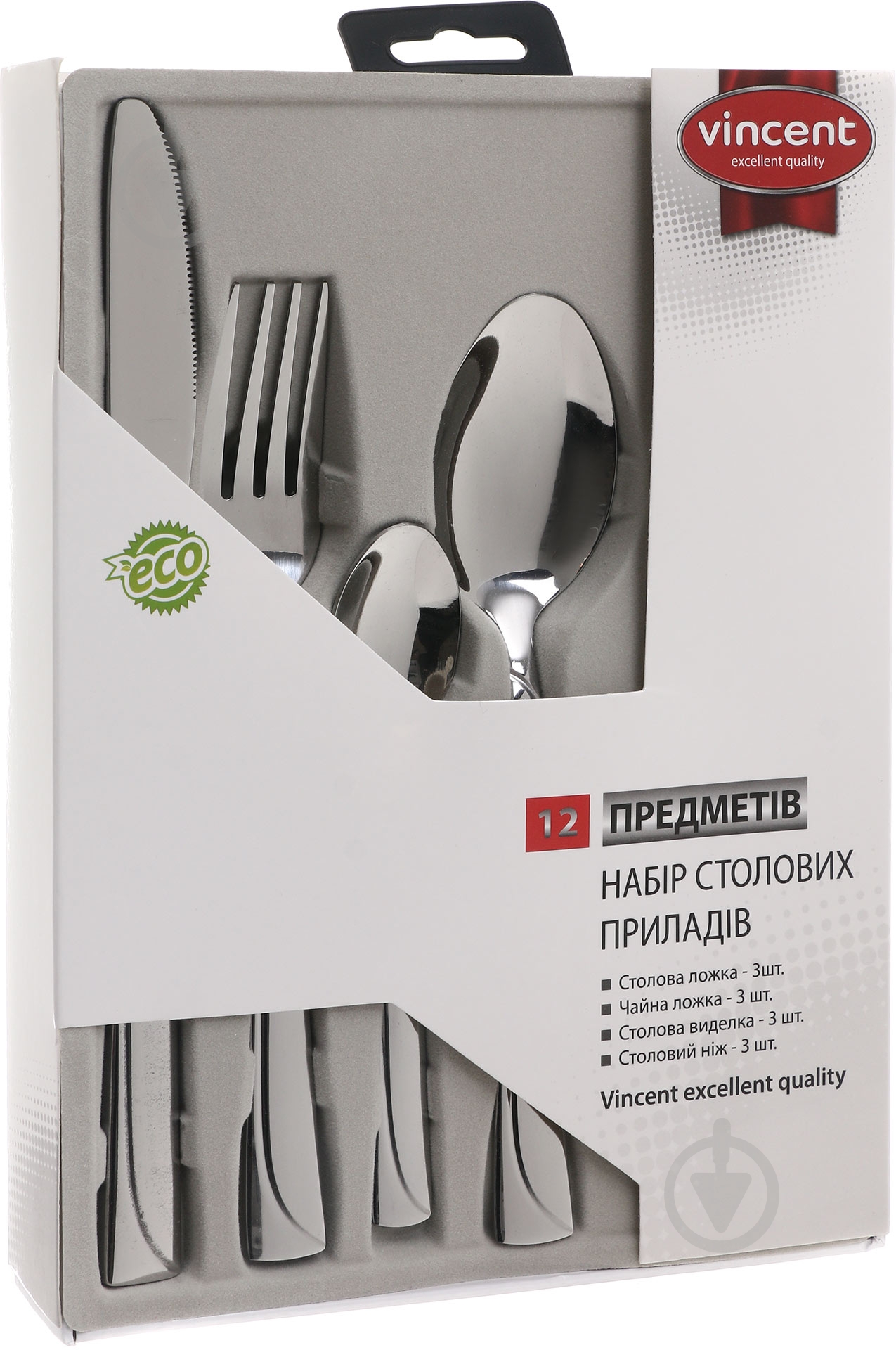 Набор столовых приборов Vincent на 3 персоны 12 предметов VC-7038 - фото 2