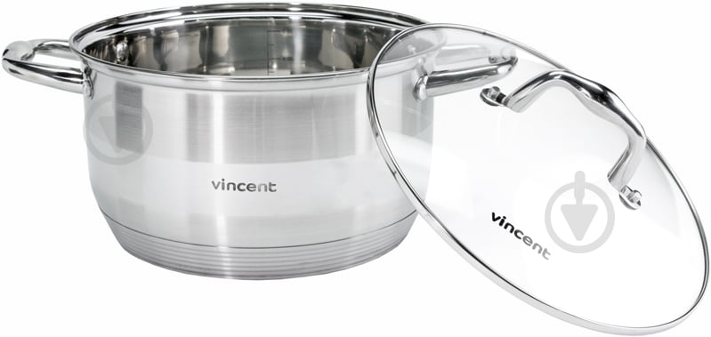 Кастрюля Vincent 6,1 л VC-3166-24 - фото 2 Кастрюля Vincent 6,1 л VC-3166-24 - фото 2
