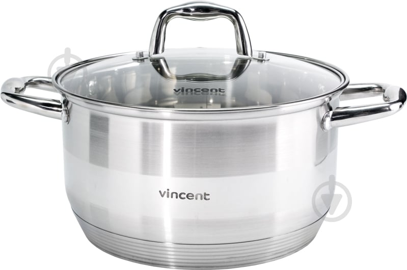 Кастрюля Vincent 6,1 л VC-3166-24 - фото 1 Кастрюля Vincent 6,1 л VC-3166-24 - фото 1