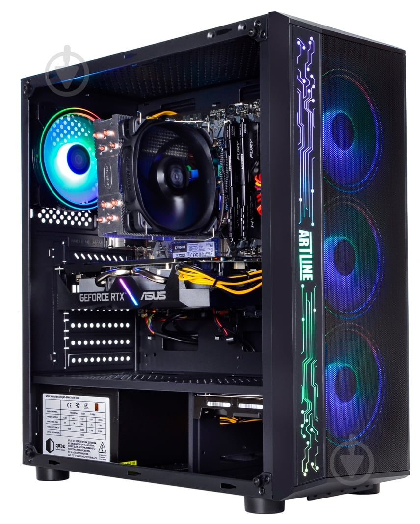 Компьютер персональный Artline Gaming X75 (X75v23Win) black - фото 5