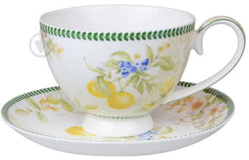 Чашка с блюдцем Lefard Lemon 250 мл. - фото 1