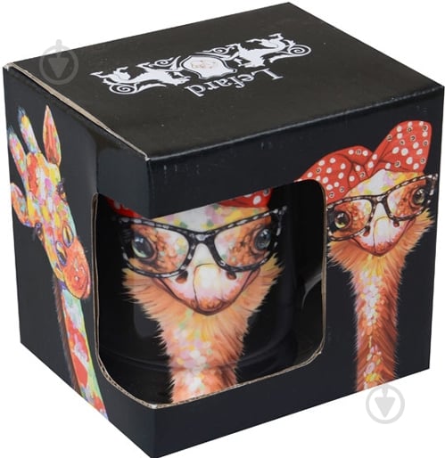 Чашка Lefard радужный страус 400 мл. - фото 2