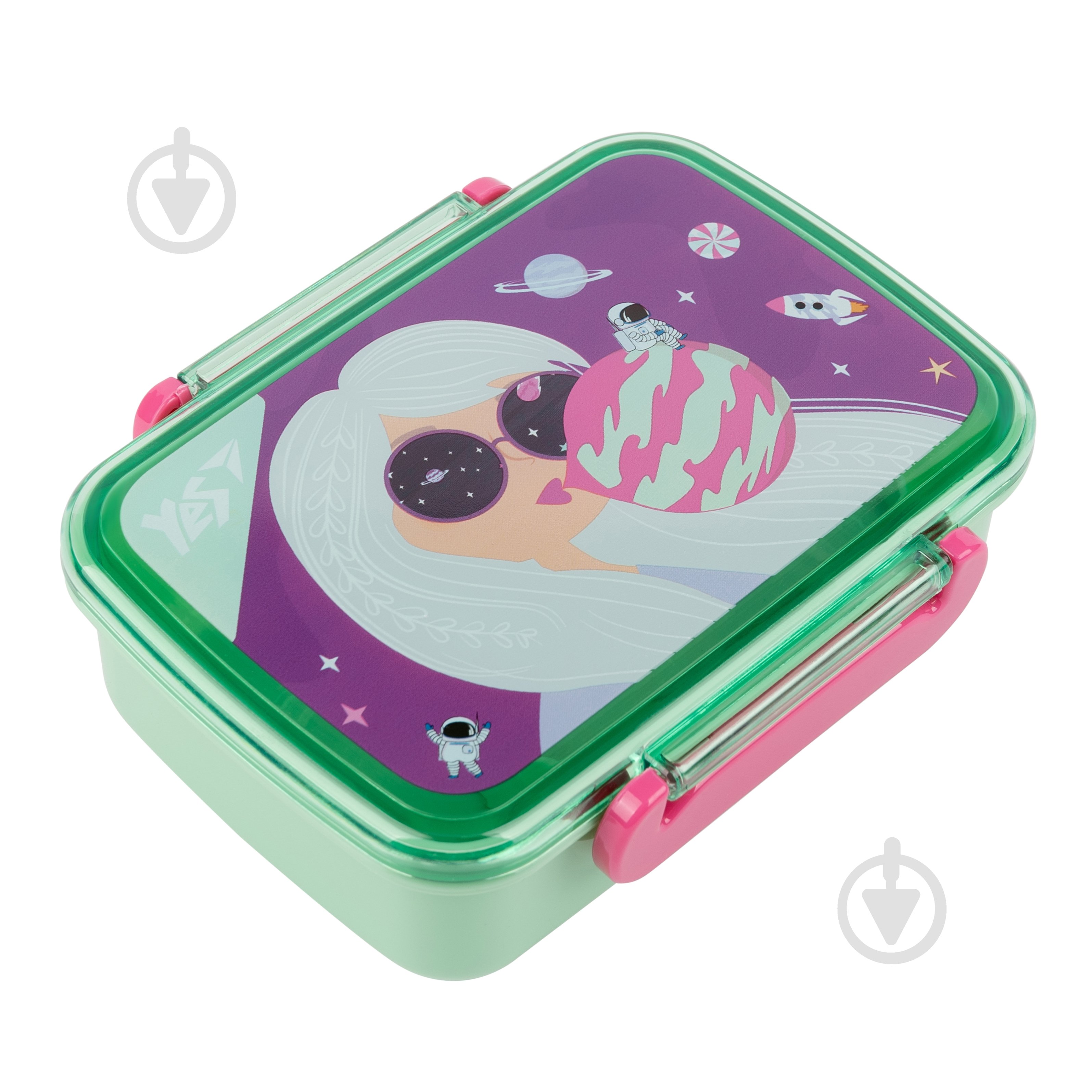 Ланч-бокс YES Space Girl 420 мл - фото 1