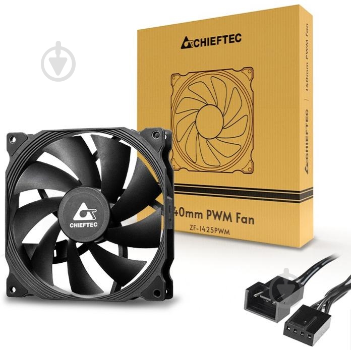 Корпусний кулер Chieftec ZF-1425PWM - фото 5 Корпусний кулер Chieftec ZF-1425PWM - фото 5