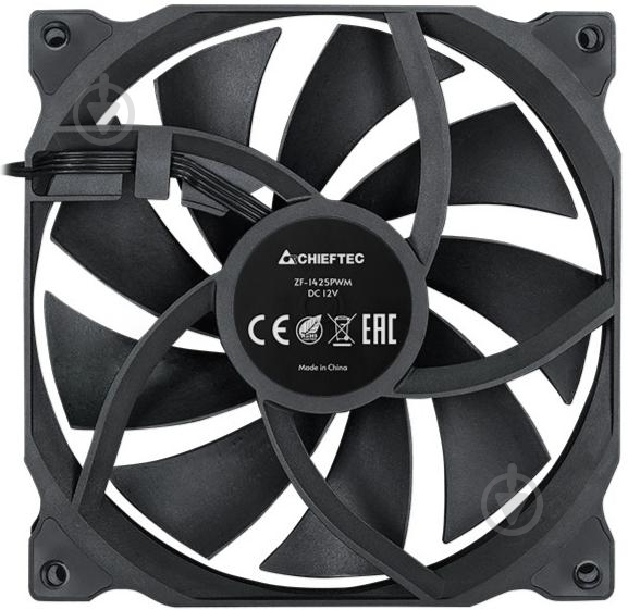 Корпусний кулер Chieftec ZF-1425PWM - фото 4 Корпусний кулер Chieftec ZF-1425PWM - фото 4