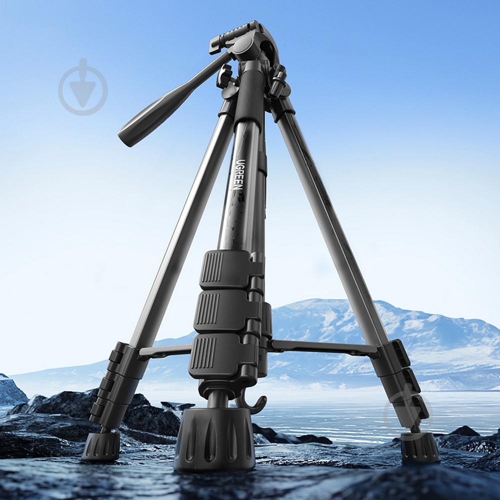 Штатив UGREEN Professional Tripod for Phone & Camera Black (15187) - фото 3