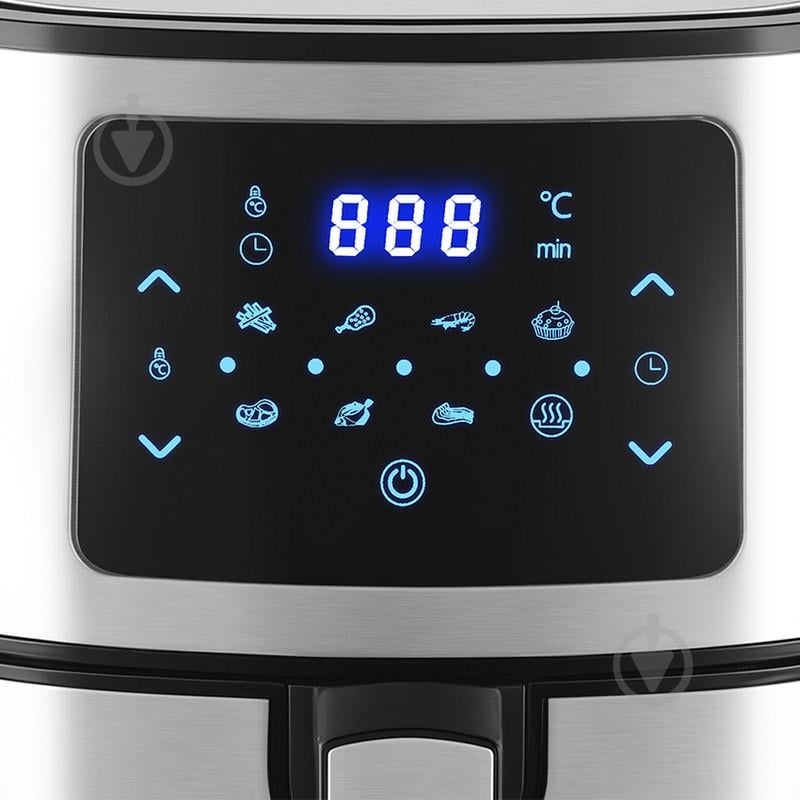 Мультипечь Winningstar ST-9645 5.5L Black-Silver - фото 3