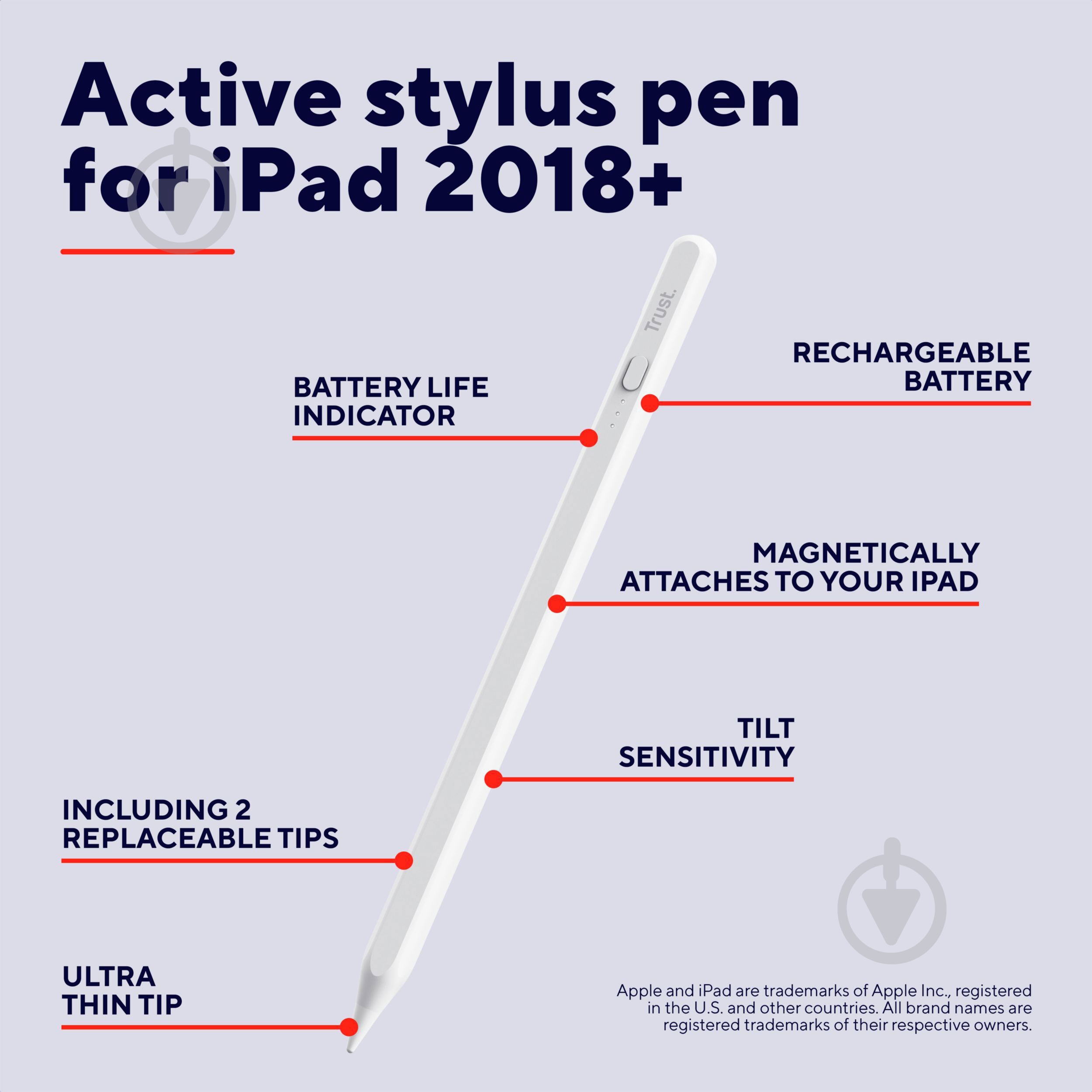 Стилус Trust Kyna білий (25191_TRUST) - фото 9 Стилус Trust Kyna білий (25191_TRUST) - фото 9