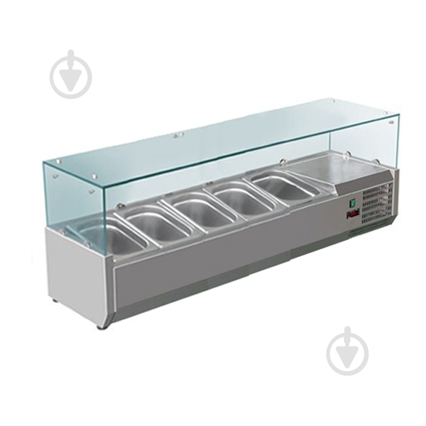 Холодильная витрина HURAKAN HKN-GXD1500GC - фото 1