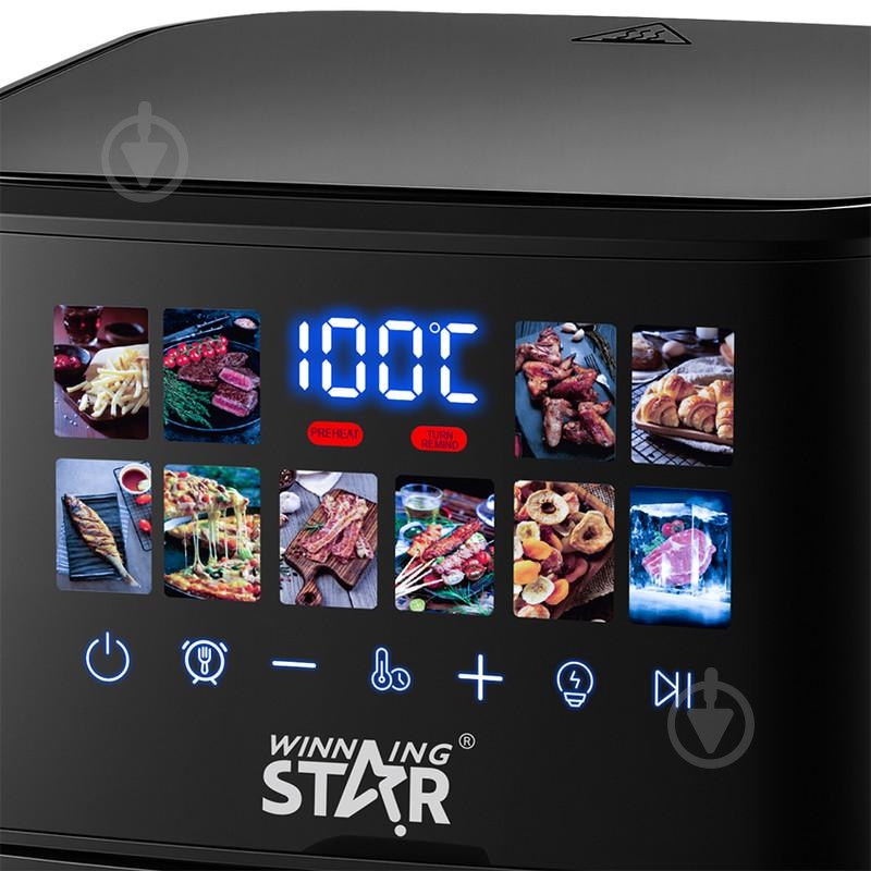 Мультипечь Winningstar ST-9696 4,2 л Black/Silver (33555217) - фото 2