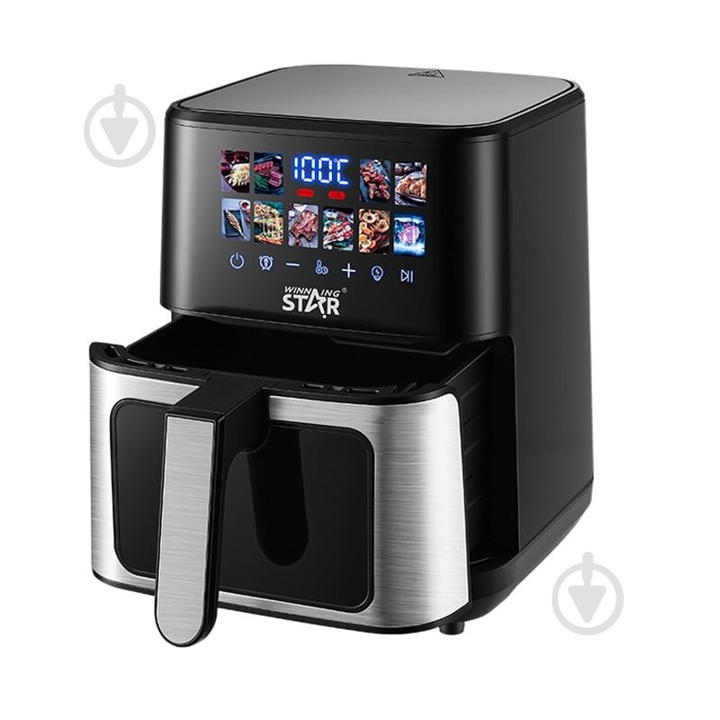 Мультипечь Winningstar ST-9696 4,2 л Black/Silver (33555217) - фото 3