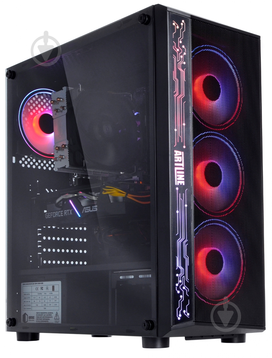 Компьютер персональный Artline Gaming X77 (X77v44) black - фото 2 Компьютер персональный Artline Gaming X77 (X77v44) black - фото 2