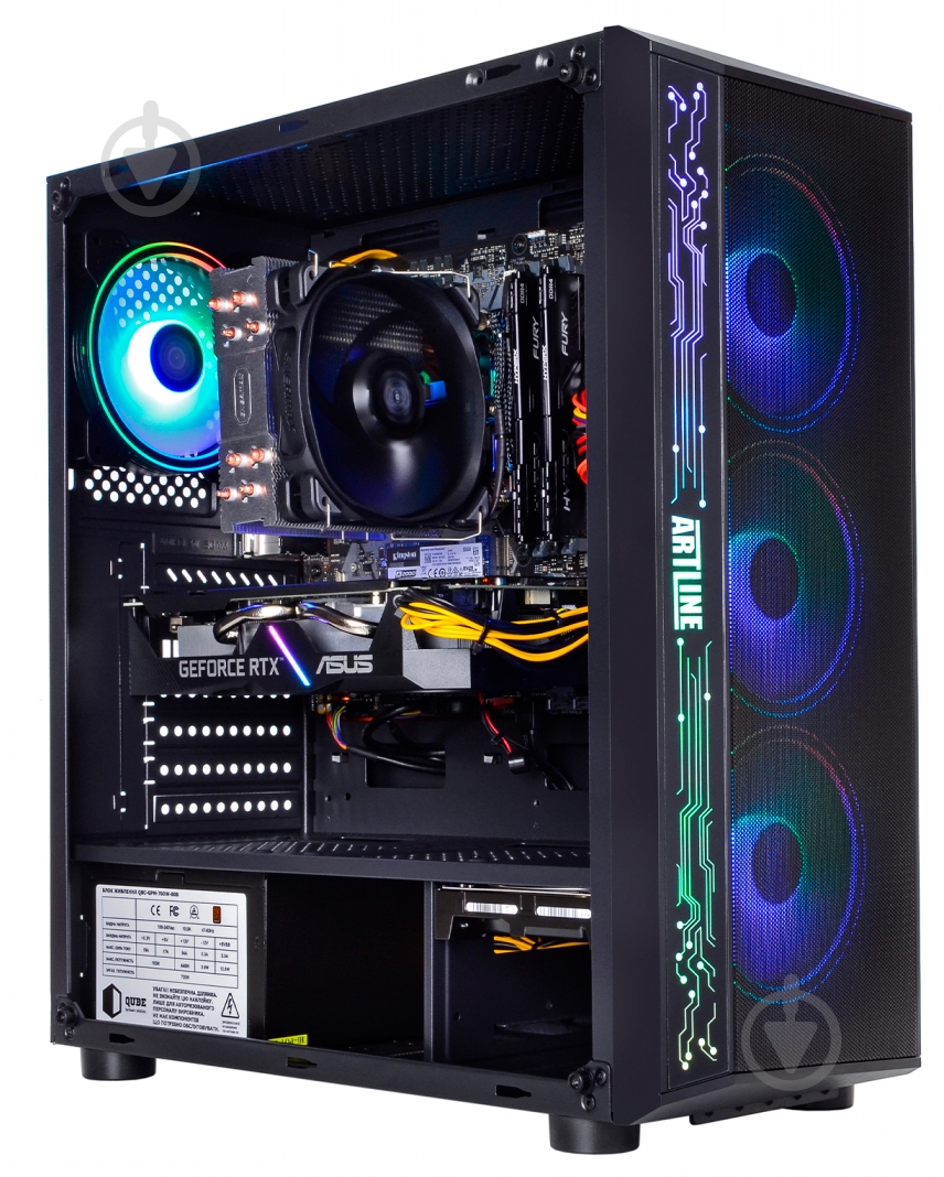 Компьютер персональный Artline Gaming X77 (X77v44) black - фото 5 Компьютер персональный Artline Gaming X77 (X77v44) black - фото 5