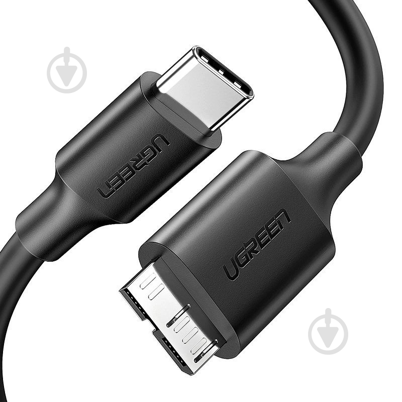 Дата-кабель UGREEN US312 USB-C 3.1 to MicroUSB 3.0 3A Cable 1 м black (20103) - фото 2 Дата-кабель UGREEN US312 USB-C 3.1 to MicroUSB 3.0 3A Cable 1 м black (20103) - фото 2