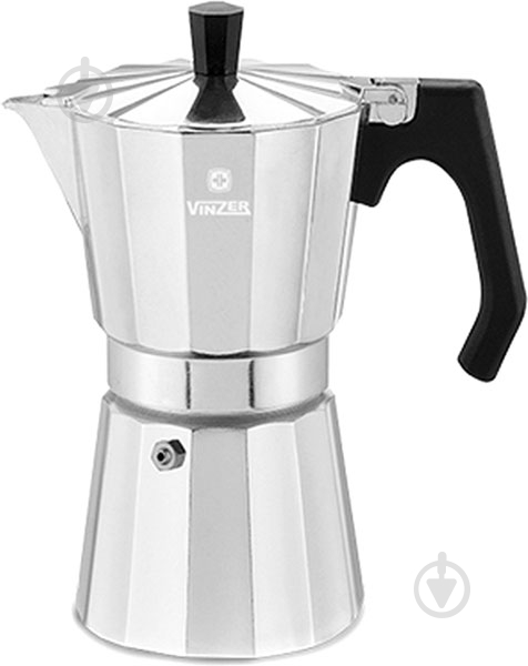 Кофеварка гейзерная Vinzer Espresso Induction 0,3 л - фото 1 Кофеварка гейзерная Vinzer Espresso Induction 0,3 л - фото 1