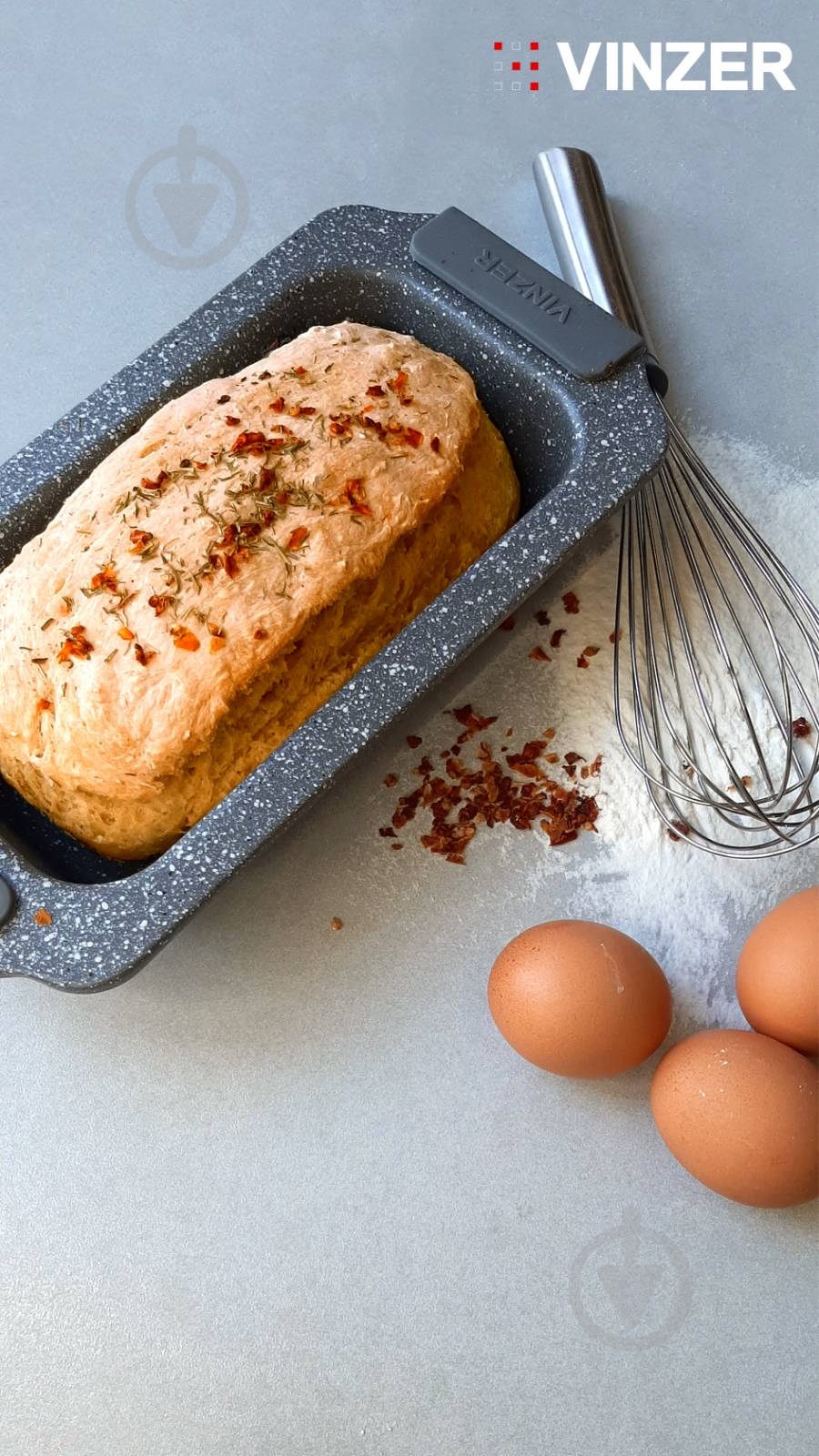 Форма для хлеба Vinzer 28,5x15 см Graphite Collection 89495 - фото 4