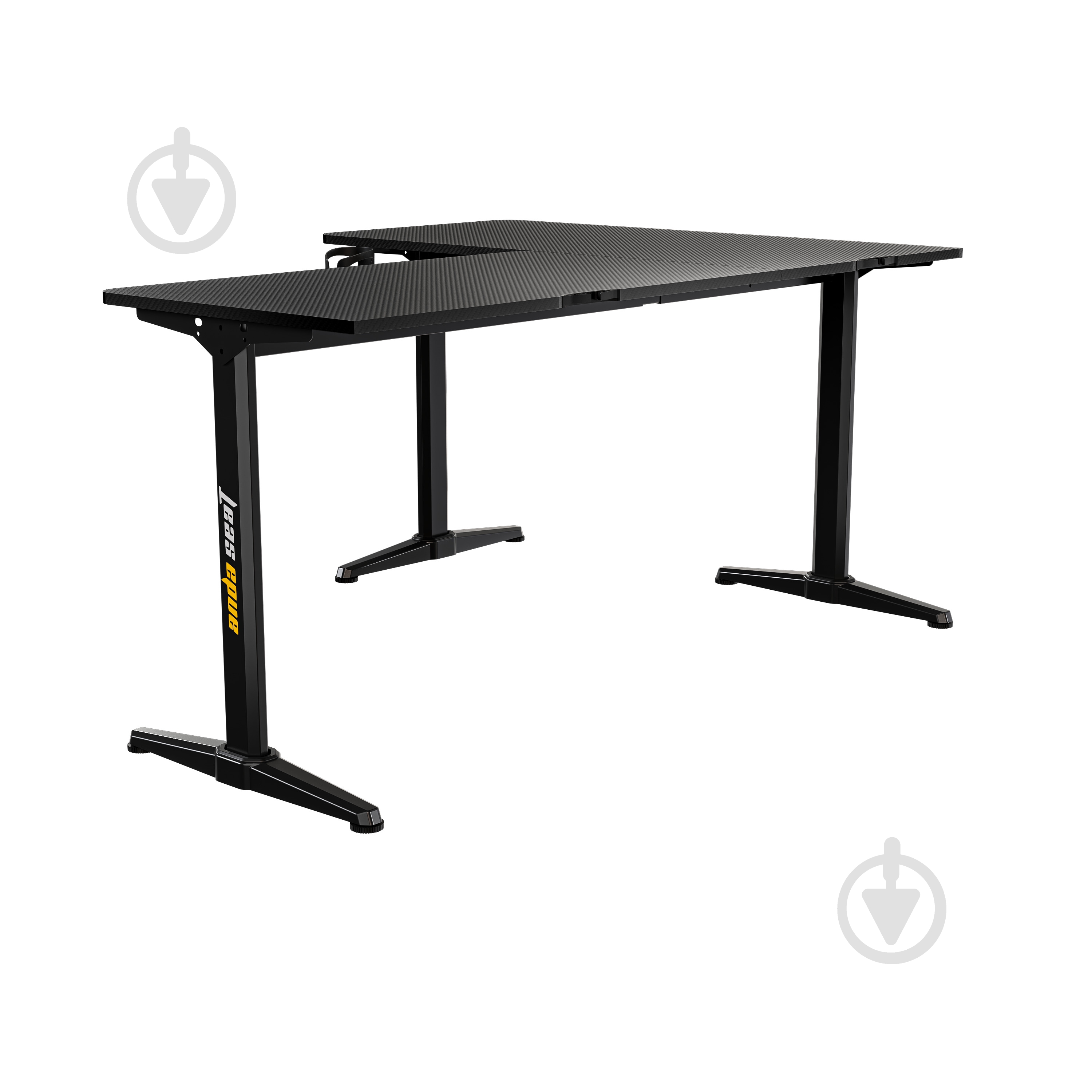 Стол компьютерный Anda Seat Wind Seeker Black (AD-D-PT-1600-01-B) 750х1600х1200 мм черный/черный (AD-D-PT-1600-01-B) - фото 4 Стол компьютерный Anda Seat Wind Seeker Black (AD-D-PT-1600-01-B) 750х1600х1200 мм черный/черный (AD-D-PT-1600-01-B) - фото 4