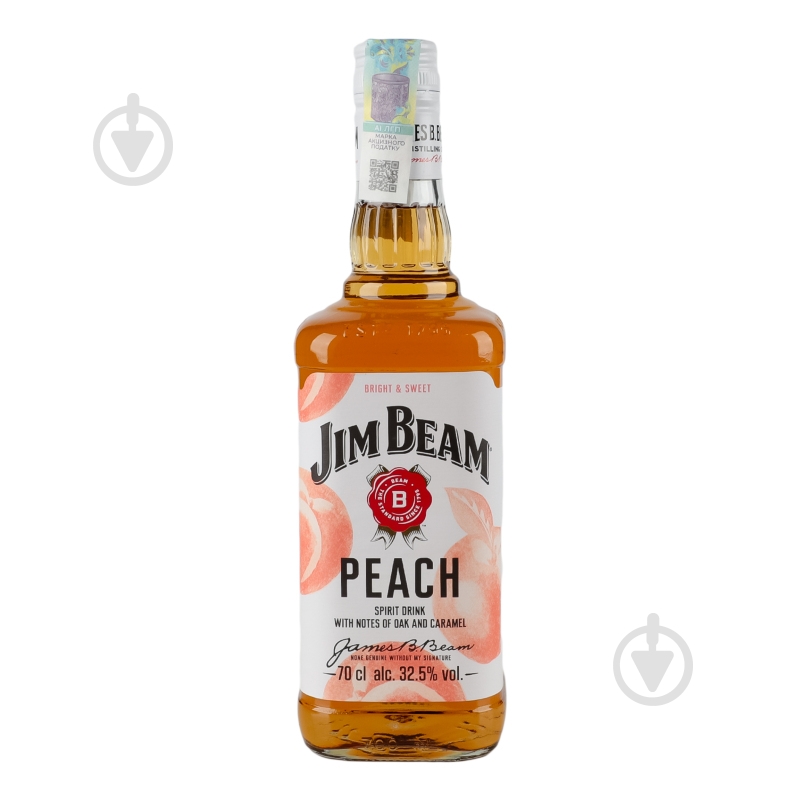 Ликер Jim Beam Peach 32,5% 0,7 л - фото 2