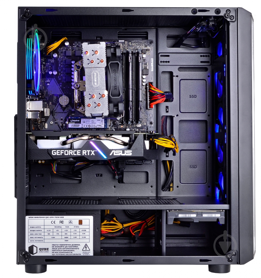 Компьютер персональный Artline Gaming X77 (X77v45Win) black - фото 7 Компьютер персональный Artline Gaming X77 (X77v45Win) black - фото 7