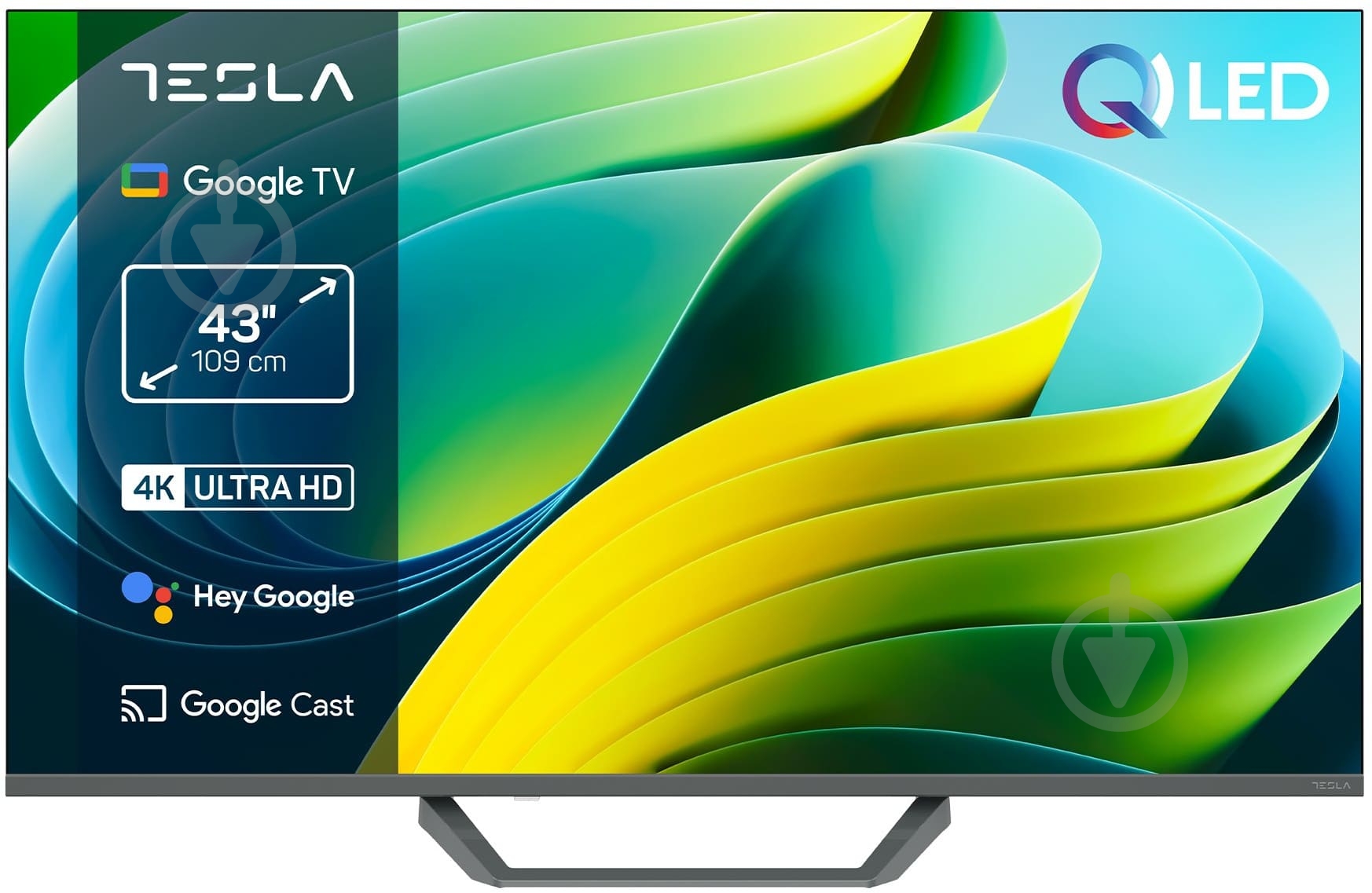 Телевизор TESLA Q43E655GUS - фото 1 Телевизор TESLA Q43E655GUS - фото 1