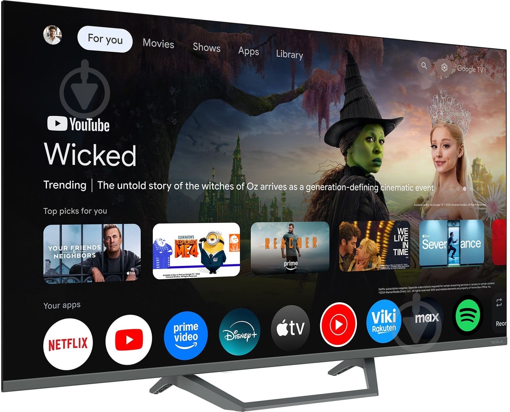 Телевизор TESLA Q43E655GUS - фото 8 Телевизор TESLA Q43E655GUS - фото 8