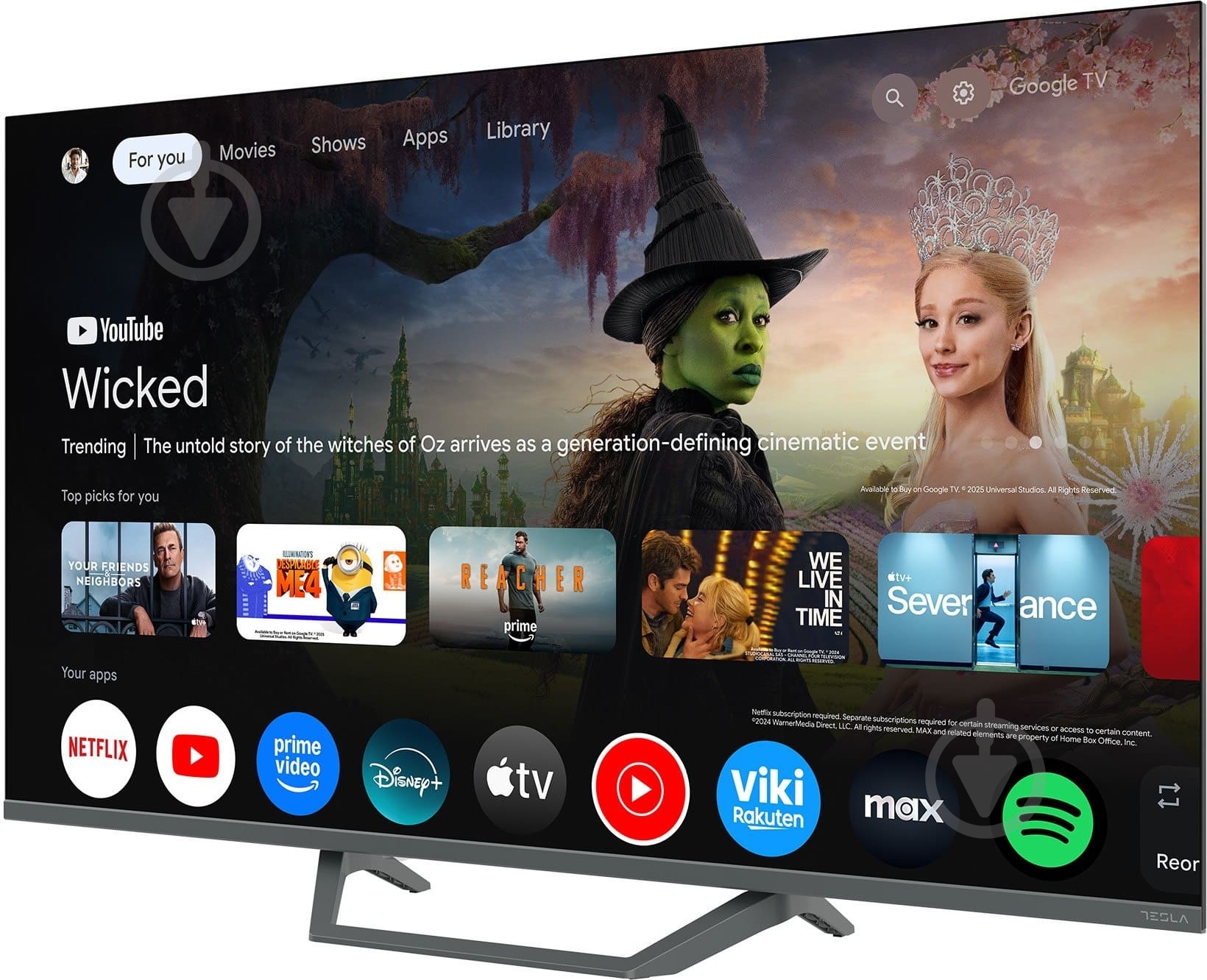 Телевизор TESLA Q43E655GUS - фото 9 Телевизор TESLA Q43E655GUS - фото 9