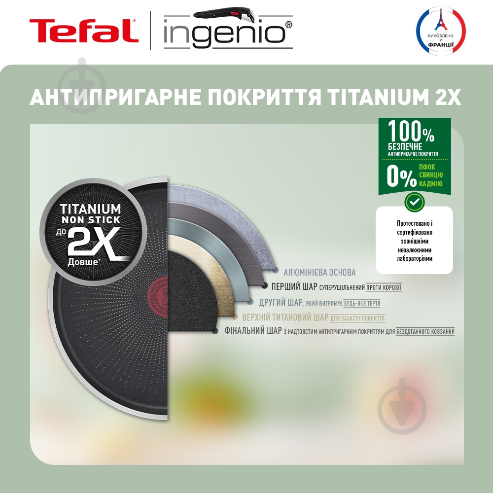 Набір посуду Tefal Ingenio XL Intense 10 предметів L1509473 - фото 10 Набір посуду Tefal Ingenio XL Intense 10 предметів L1509473 - фото 10
