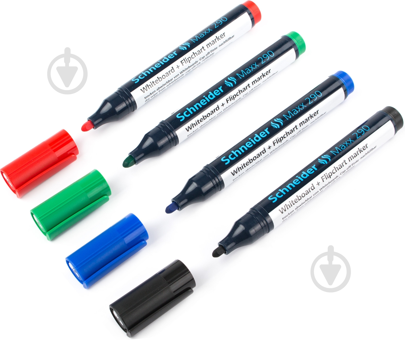 Набор маркеров Schneider Maxx 290 1-3 мм 4 шт. разноцветный - фото 1