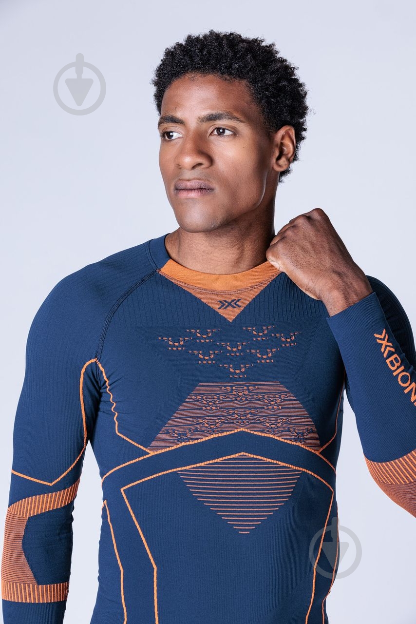 Термокофта X-Bionic ENERGY ACCUMULATOR LIGHT SHIRT LS MEN EA-WTH2W24M-B121 р.XL чорний - фото 3