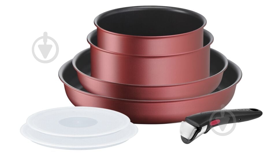 Набір посуду Tefal Ingenio Daily Chef Red L3989102 - фото 2