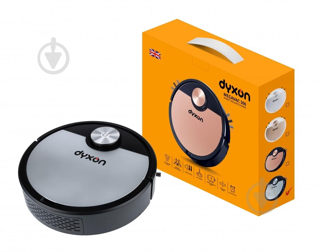 Робот-пылесос DYXON MEGAVAC 3000 black/silver - фото 13
