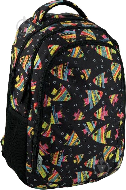Рюкзак молодежный GoPack Рыбки go19-133M-1 - фото 4